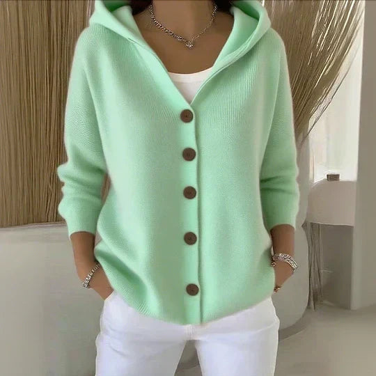 Rocío – Cardigan med hette