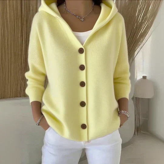 Rocío – Cardigan med hette