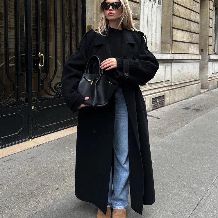 Silvana – Lang oversized kåpe – 1