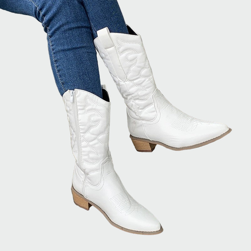 Aneta – Metalliske cowboystøvler